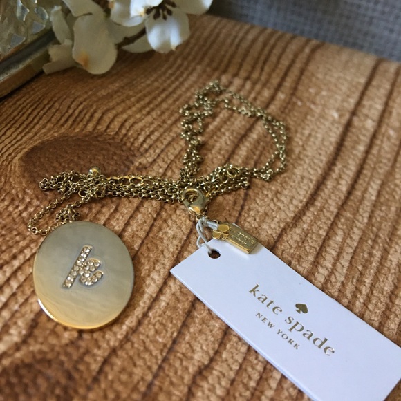 KATE SPADE NEW YORK, initial thoughts' necklace - Picture 3 of 7